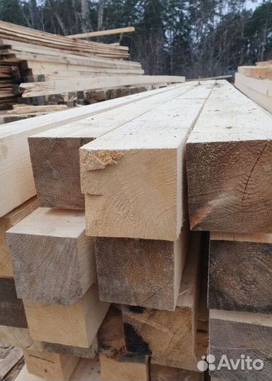 Брус обрезной 150 мм 1й сорт в мск и мо Опт