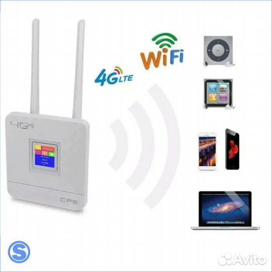 Wi-Fi wifi роутер с сим картой 150 мбит/с