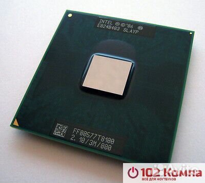 Процессор Intel Core 2 Duo T8100 (Socket P, Penryn