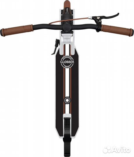 Самокат Globber ONE K 180 deluxe (2023) белый Sta1