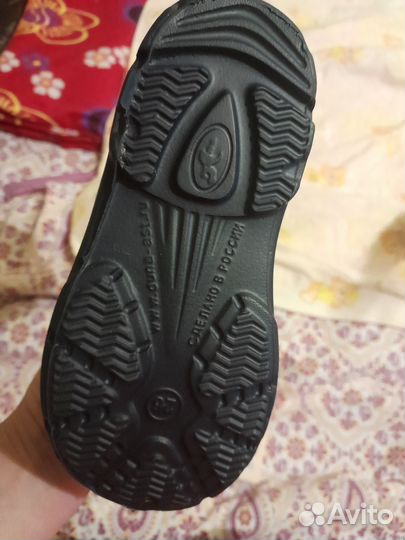 Детские резиновые сапоги