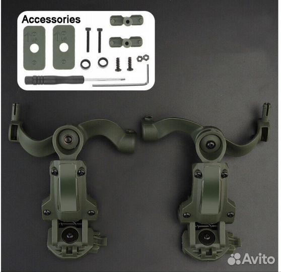 Крепления для наушников на шлем