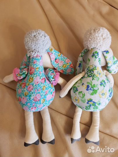 Интерьерная игрушка ручная работа овечка