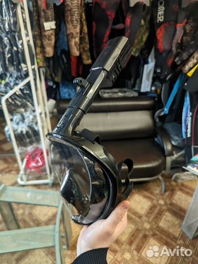 Маска для плавания полнолицевая 