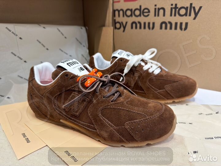 New Balance X Miu Miu 530 SL Suede sneakers