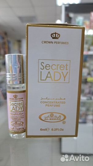 Масляные духи ролик женские Secret Lady