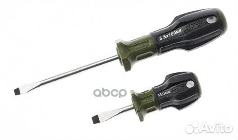 Отвертка шлицевая трехкомпонентная 5.0*100мм 72