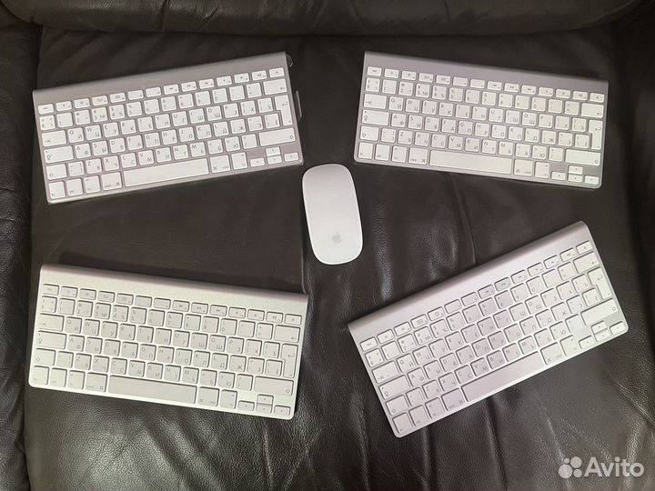 Apple беспроводные клавиатура A1341 и мышь A1296