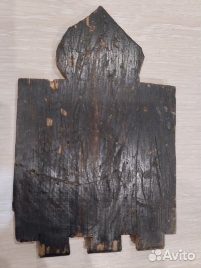 Икона Николая чудотворца латунная