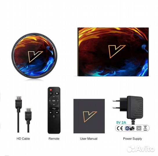 Smart tv приставка 4-128гб