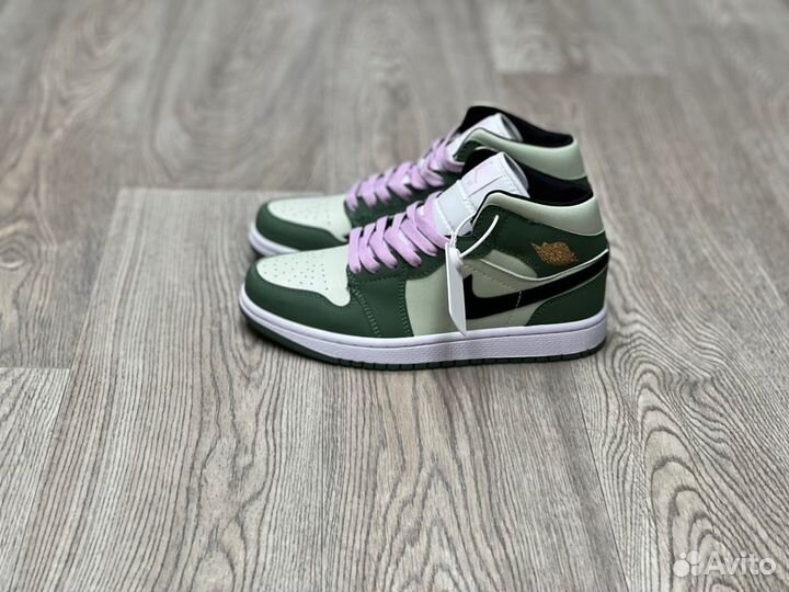 Кроссовки Air Jordan 1 Dutch Green (36-40)