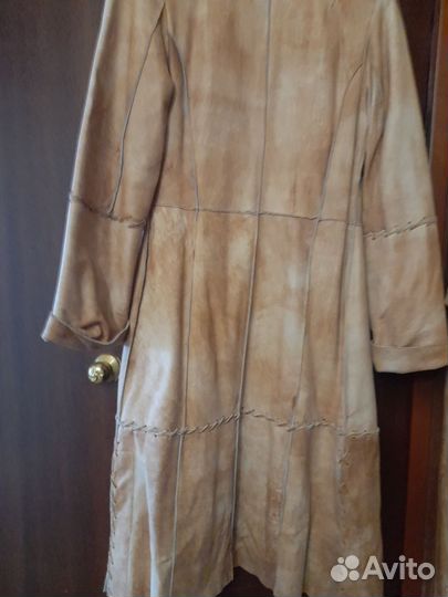 Плащ женский натуральная кожа