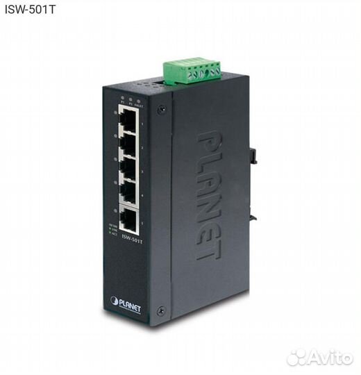 Промышленный коммутатор Planet ISW-501T Неуправляе