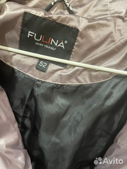 Пуховик зимний длинный женский