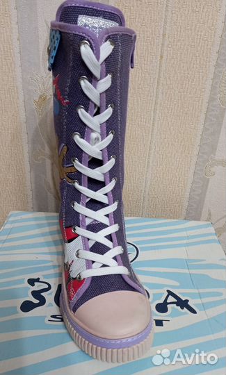 Сапоги -кеды новые раз 30-37