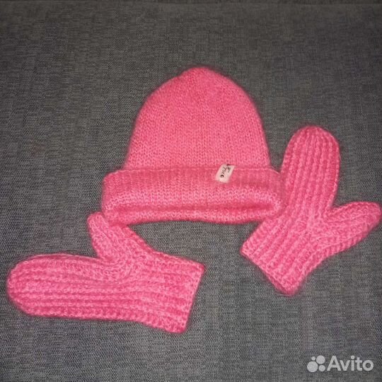 Комплект шапка и шарф женский