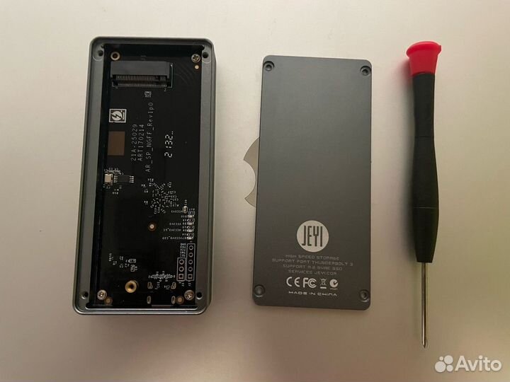 Jeyi корпус для NVMe M.2 накопителя Thunderbolt3