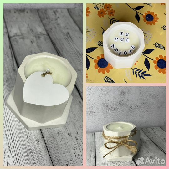 Пепельница подарочный набор изделия из гипса