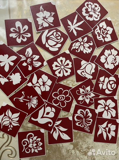 Трафареты для блеск тату