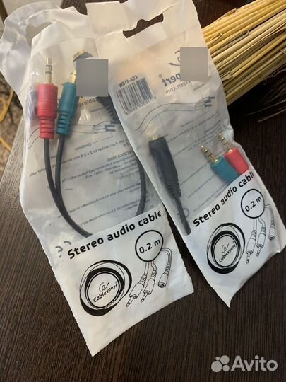 Стерео аудио кабель (переходник)