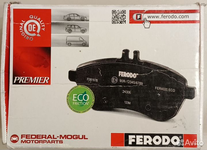 Тормозные колодки Peugeot Citroen