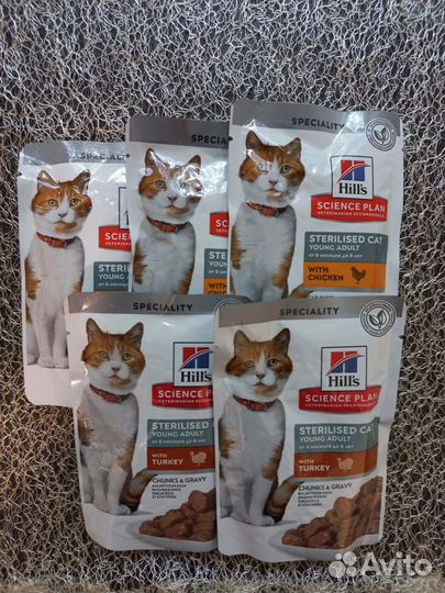 Влажный корм для кошек Hills