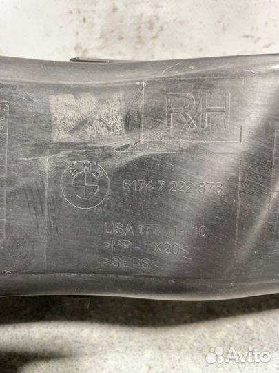 Воздуховод тормозов правый Bmw X5 Рестайлинг E70