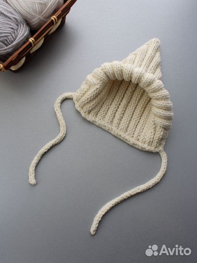 Шапка детская эльф весна-лето