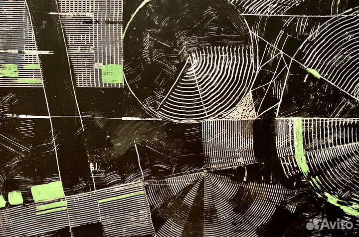 Абстракция - 100х70 картина дизайн интерьера