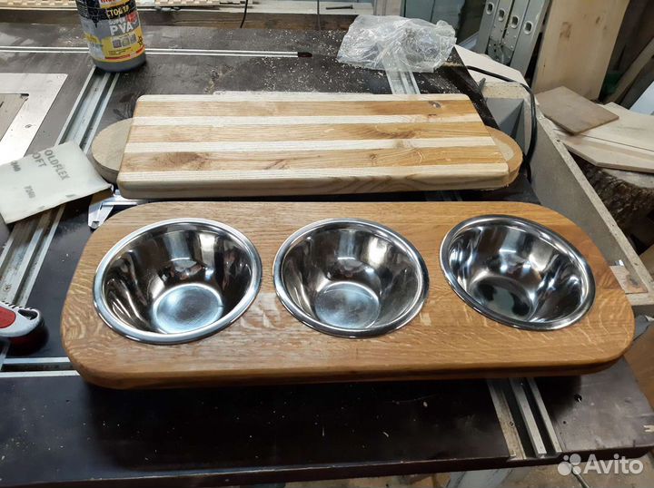 Кормушка для домашних питомцев массив дуба