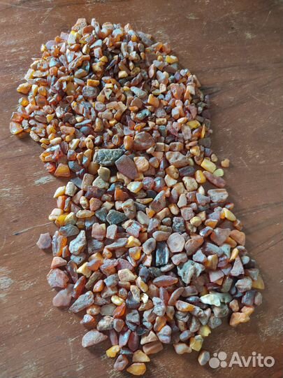 Необработанный янтарь