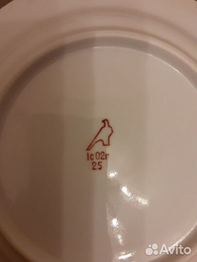 Тарелки СССР Дулево