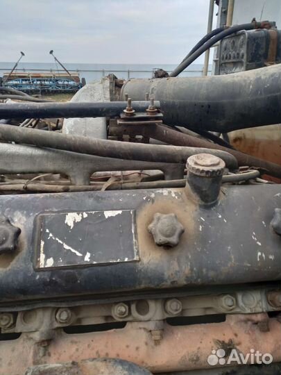 Двигатель ямз. камаз с прицепом