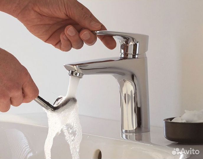 Смеситель для раковины Kludi Pure&Solid 342920575 хром