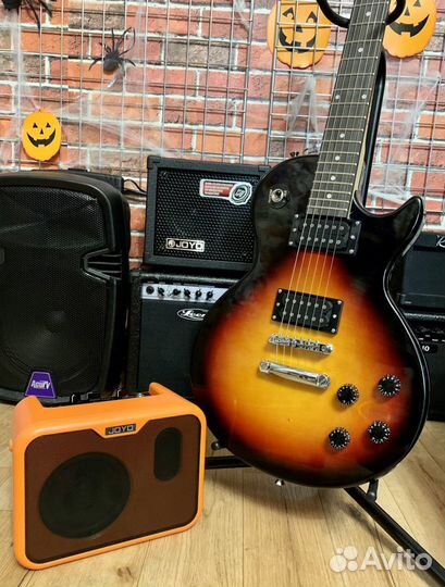 Электрогитара с комбиком + чехол (комплект)
