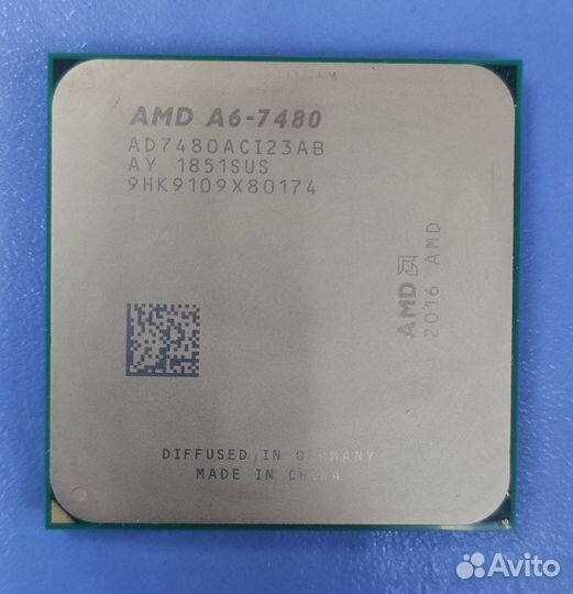 Процессор AMD A6-7480, 3500Мгц, 2 ядра, FM2+