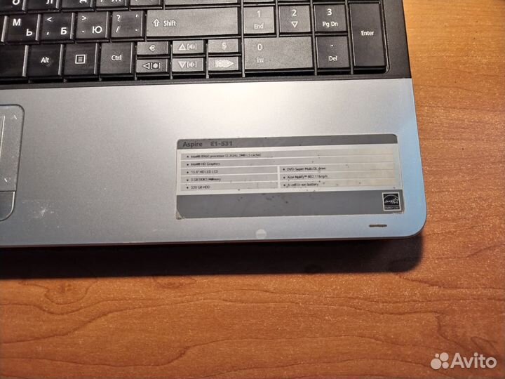 Ноутбук acer aspire E1-531
