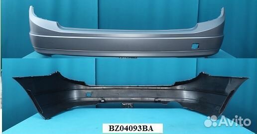 Бампер Задний Mercedes C-class S204 07-11 Wg Грунт