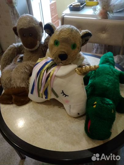 Большие мягкие игрушки. и.Единорог