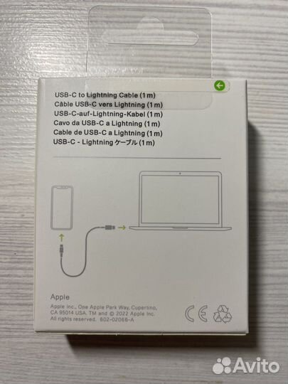 Провод apple lightning type-c для быстрой зарядки