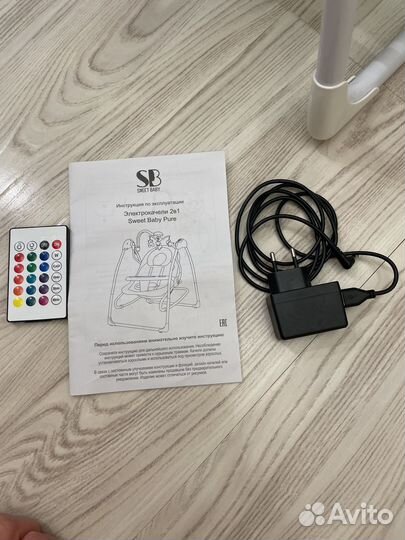 Электрокачели 2в1 Sweet Baby Pure