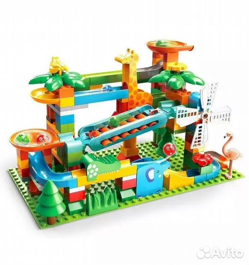 Конструктор горка с 6 шариками