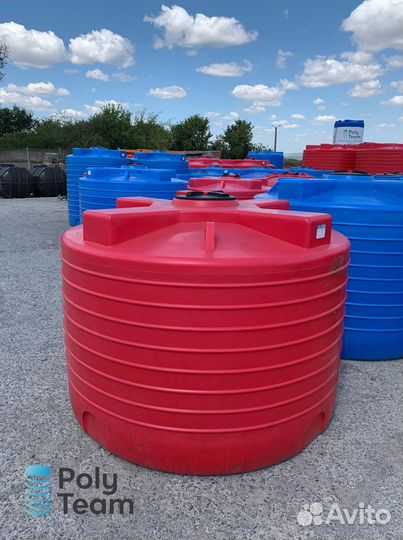 Баки плаcтиковыe новые 4500-15000 вода