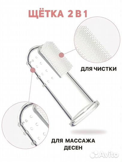 Зубная щетка для собак и кошек