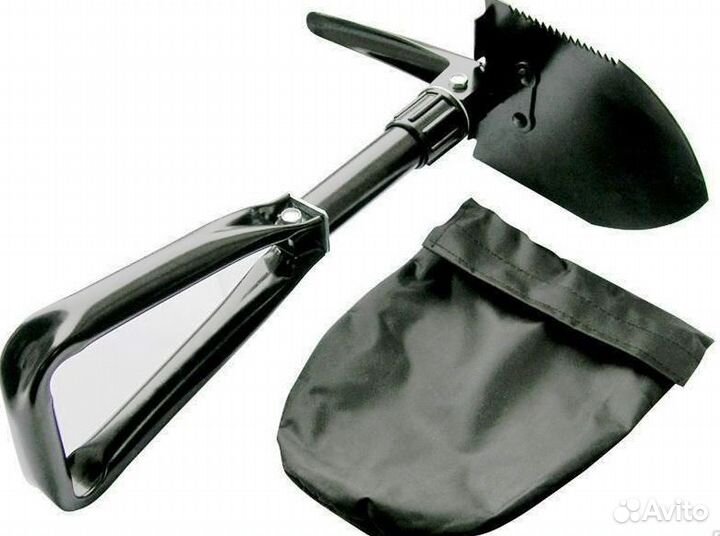 Автомобильная лопатка саперная складная 4 в 1