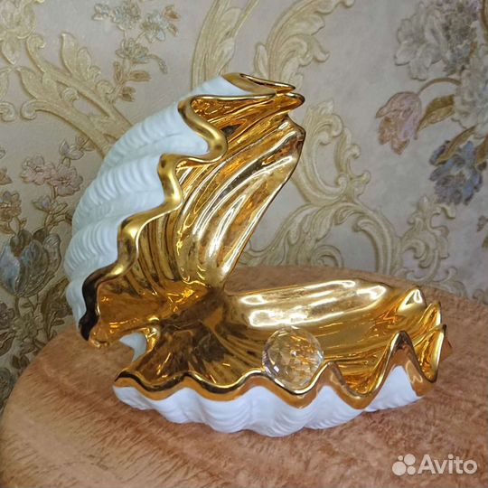 Ракушка с жемчуженой Vittorio Sabadin фарфор