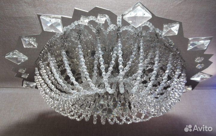 Люстра Г Диамант 1055/12 CR ledy