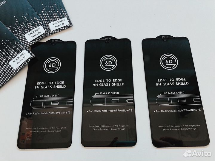 Защитное стекло Xiaomi Redmi 7A/Note 7