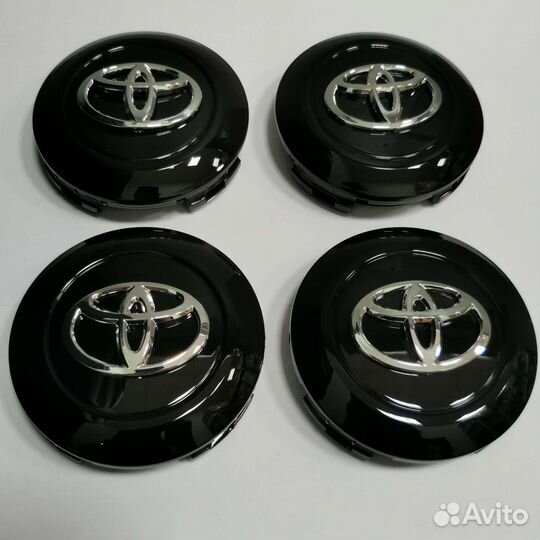 4шт колпаки для Toyota Land Cruiser 200 черные