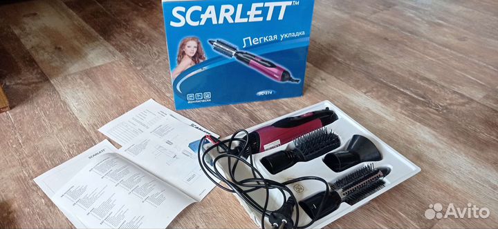 Новый фен-расческа Scarlett